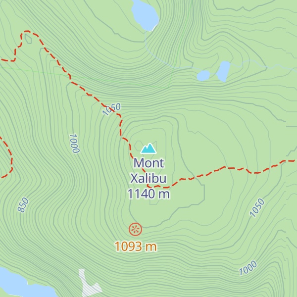 Map of Mont Xalibu