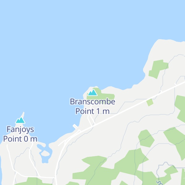 Map of Branscombe Point