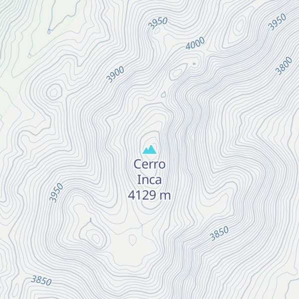 Map of Cerro Inca