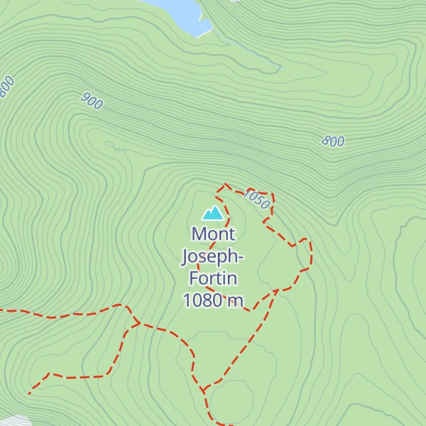 Map of Mont Joseph-Fortin
