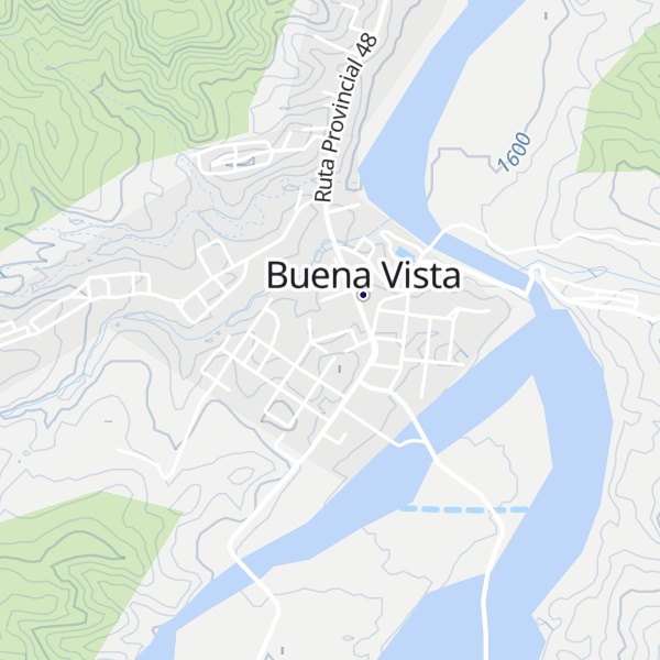 Map of Cabañas Mirador del Aconquija