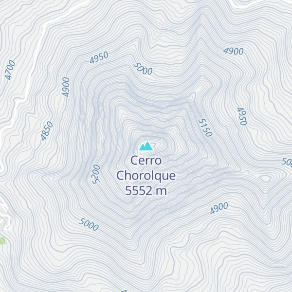 Map of Cerro Chorolque