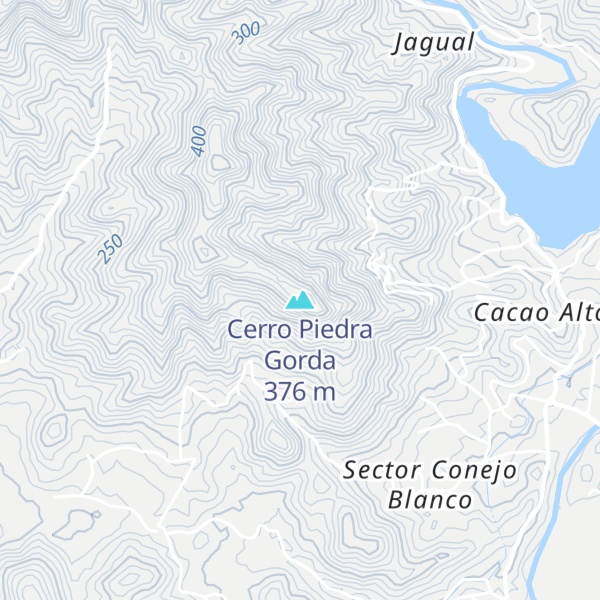 Map of Cerro Piedra Gorda