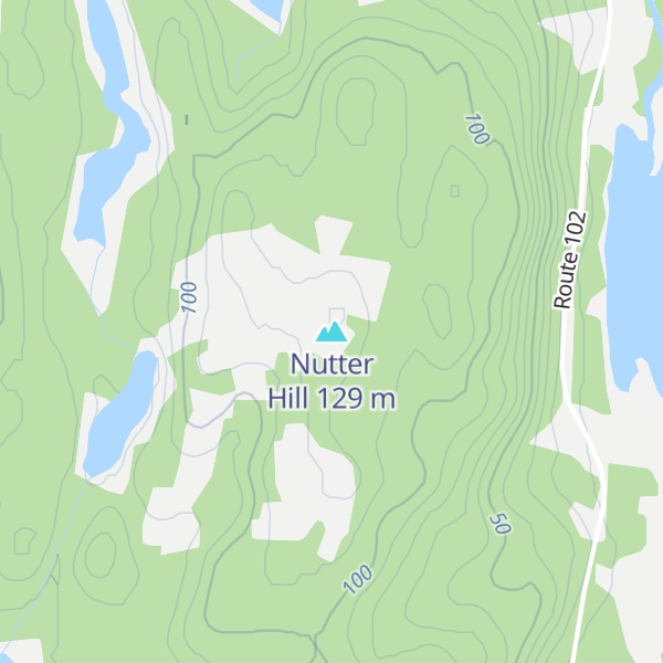 Map of Nutter Hill