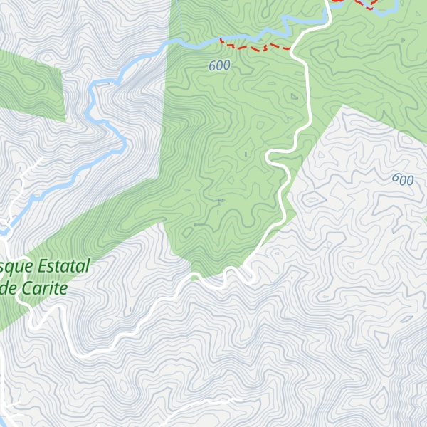 Map of Cerro Miraflores
