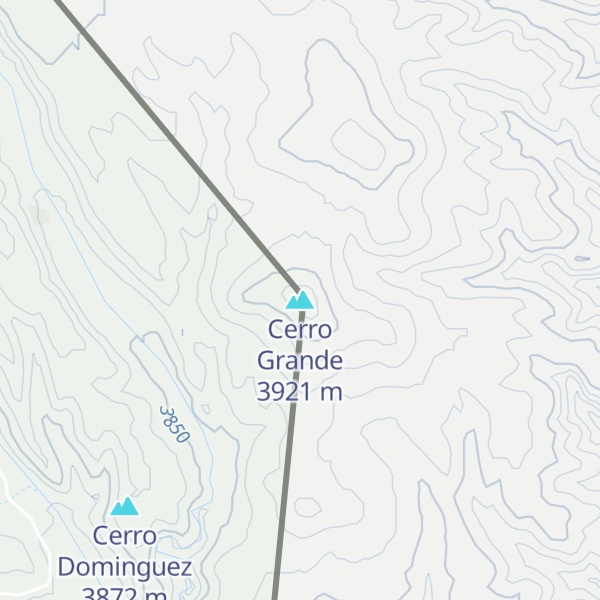 Map of Cerro Grande