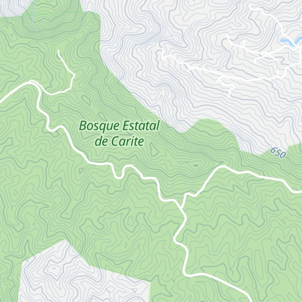 Map of Cerro Honoré