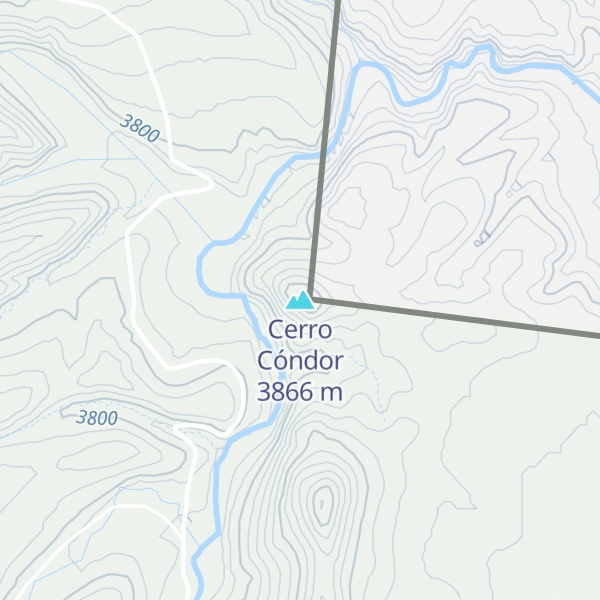 Map of Cerro Cóndor