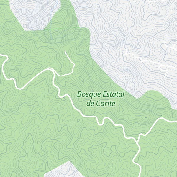 Map of Cerro La Santa South