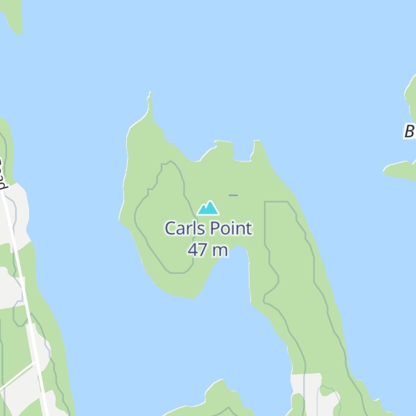 Map of Carls Point
