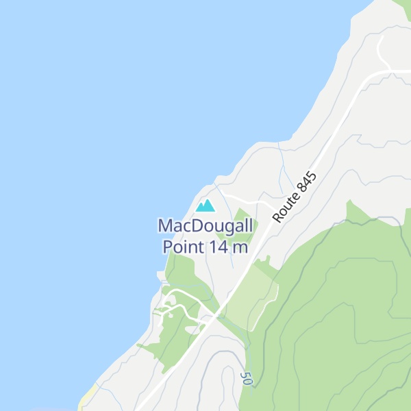 Map of MacDougall Point