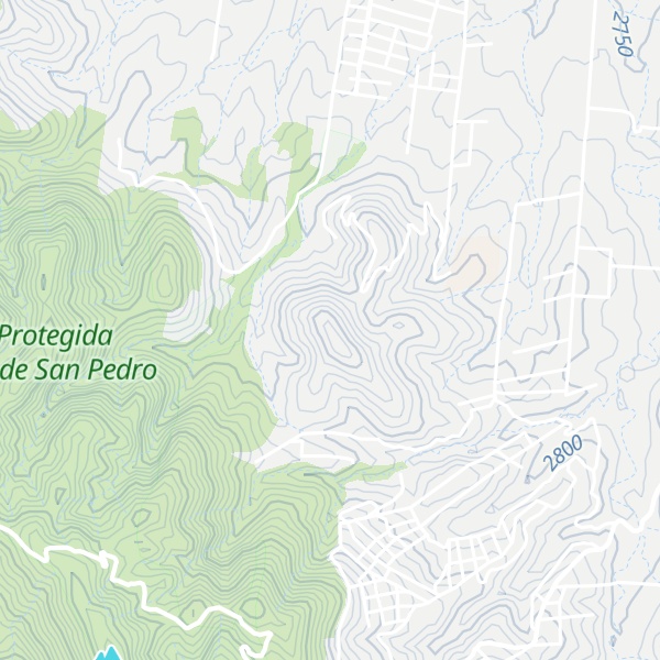 Map of Cerro Mula Pacana