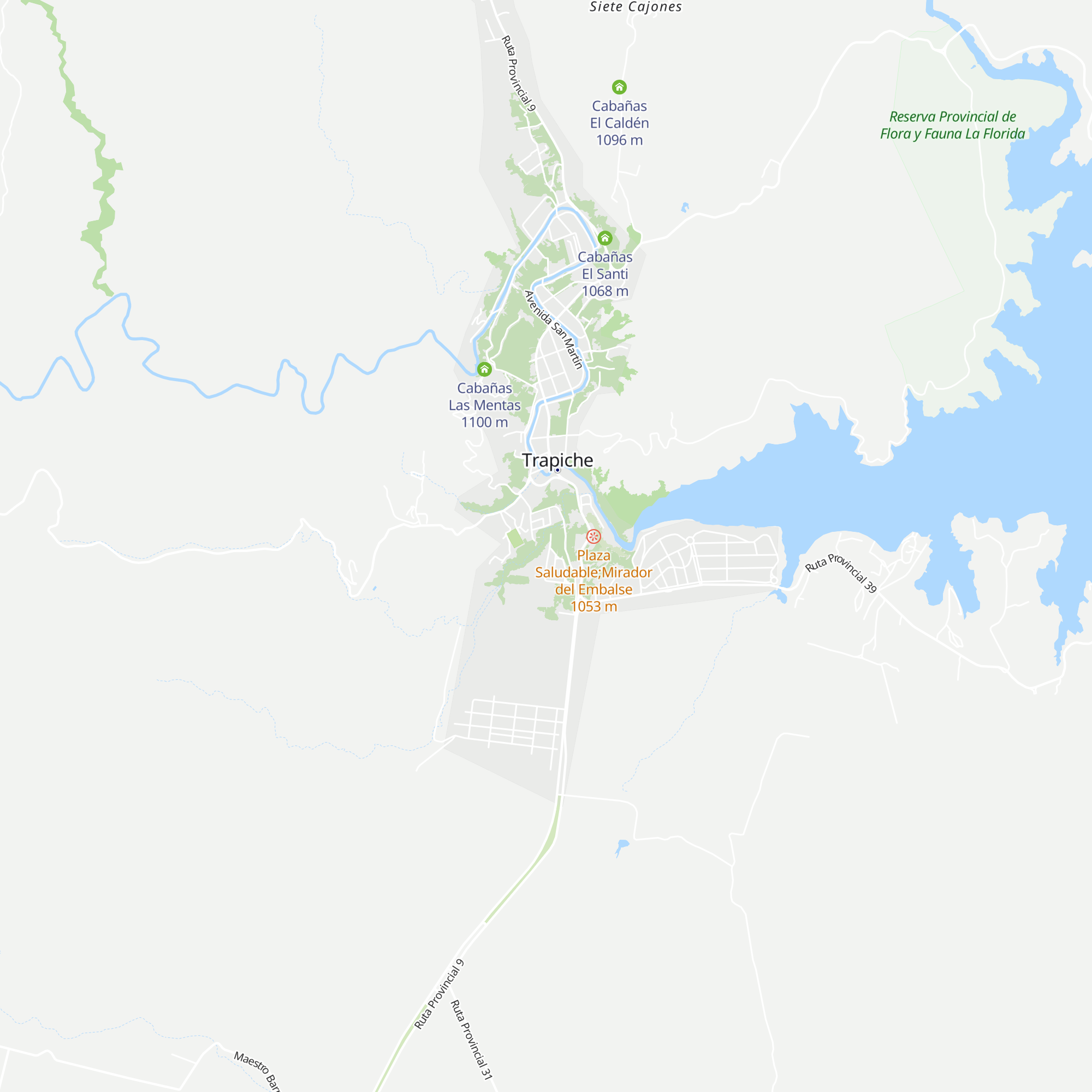 Cabañas Onda Verde map