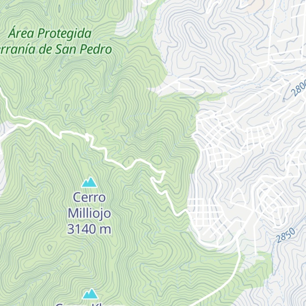 Map of Cerro Usfaloma