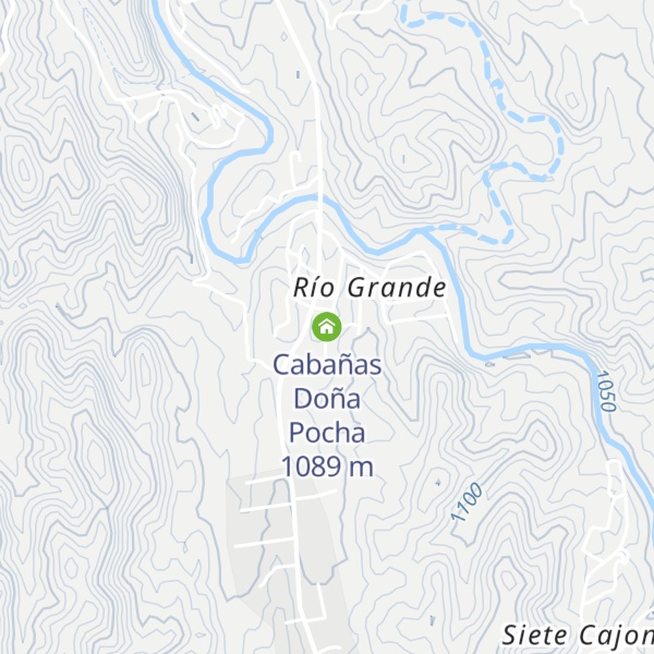 Map of Cabañas Doña Pocha
