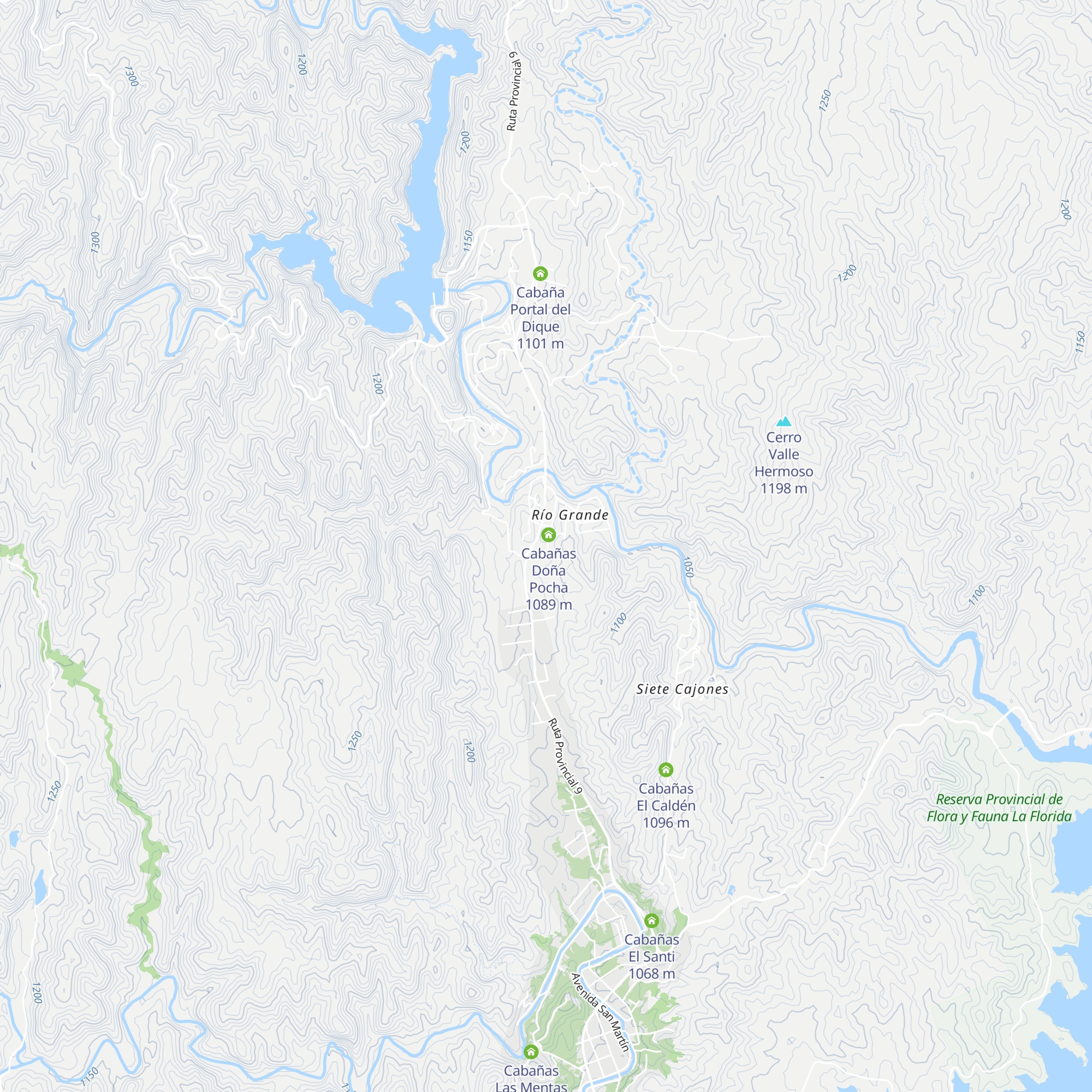 Cabañas El Remanso Del Pato map