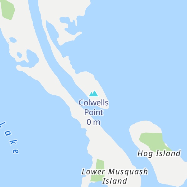 Map of Colwells Point