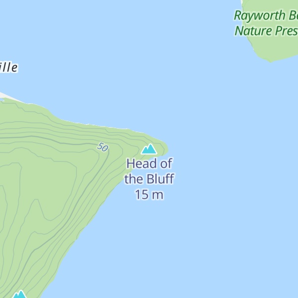 Map of Head of the Bluff