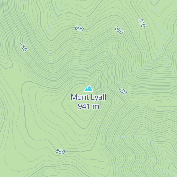 Map of Mont Lyall