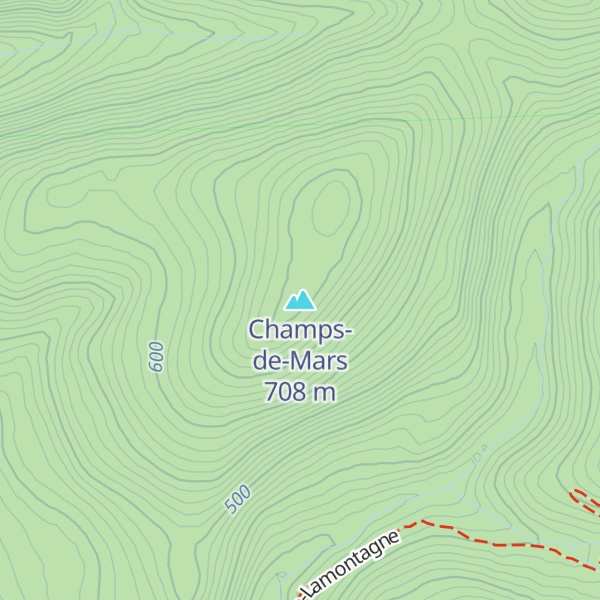 Map of Champs-de-Mars