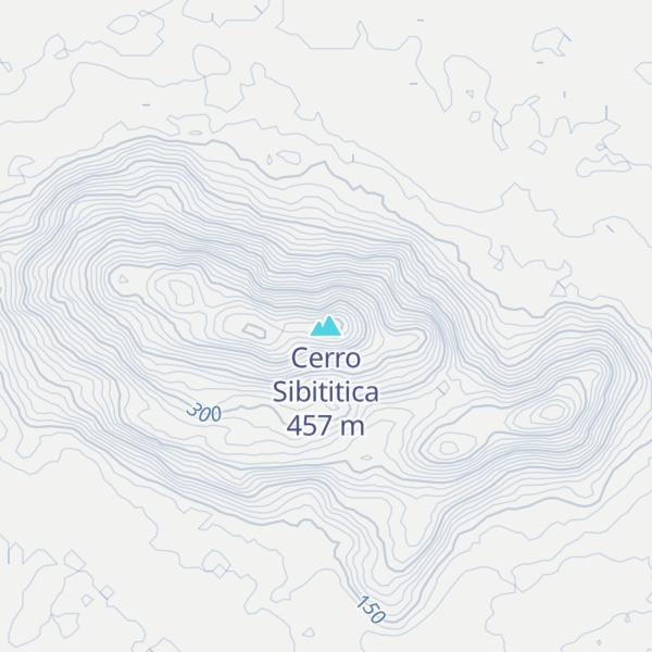 Map of Cerro Sibititica
