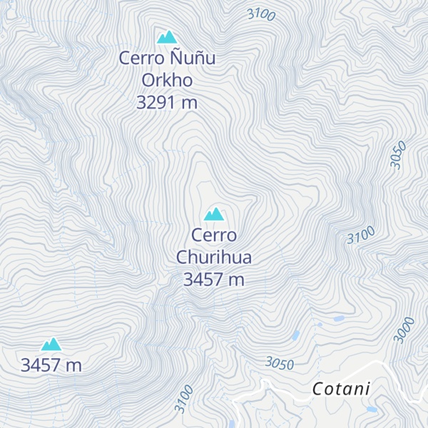 Map of Cerro Churihua
