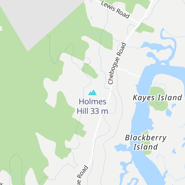 Map of Holmes Hill
