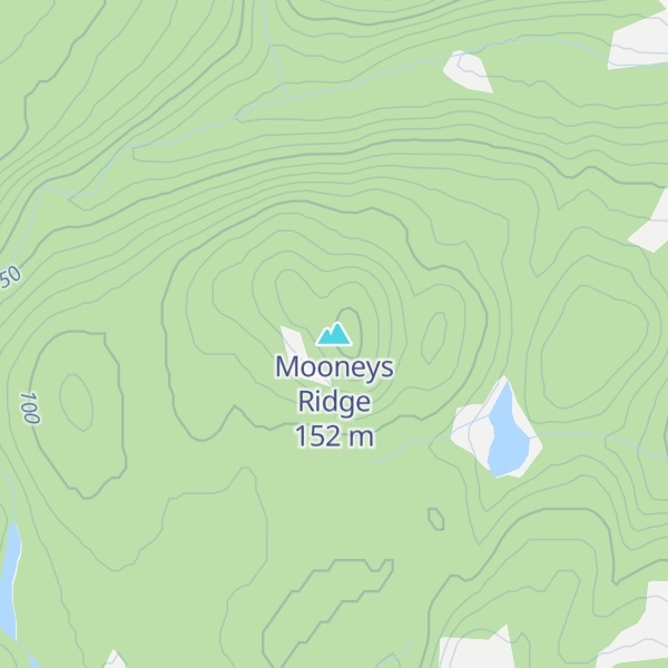 Map of Mooneys Ridge