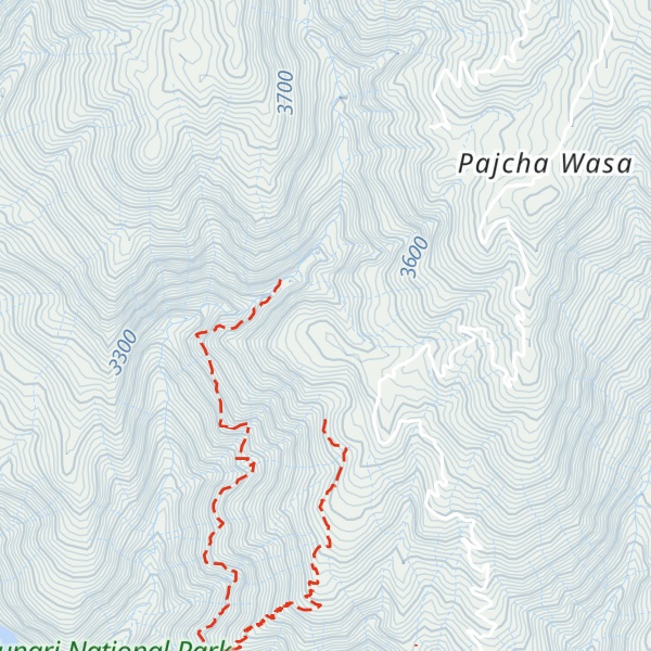 Map of Cerro Huaycha