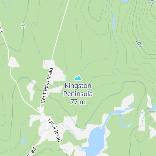 Map of Kingston Peninsula