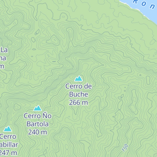 Map of Cerro de Buche