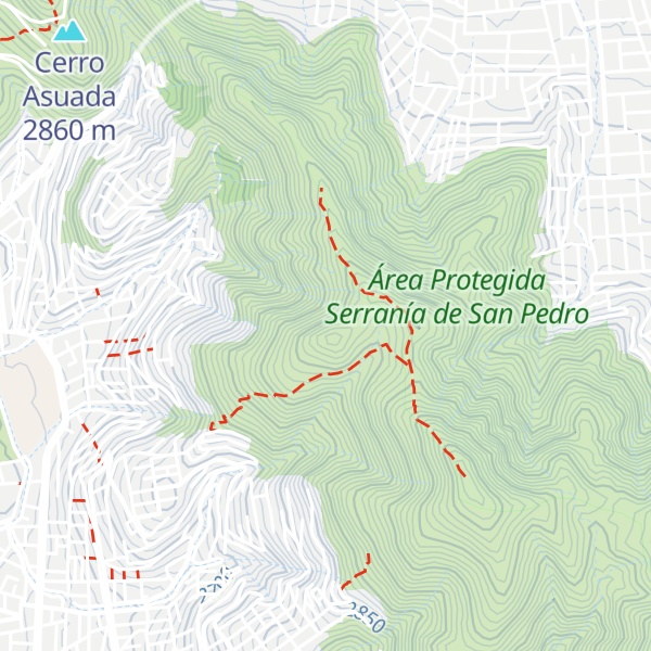 Map of Cerro Chocoloma