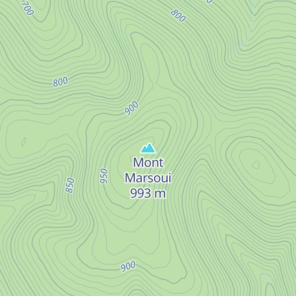 Map of Mont Marsoui
