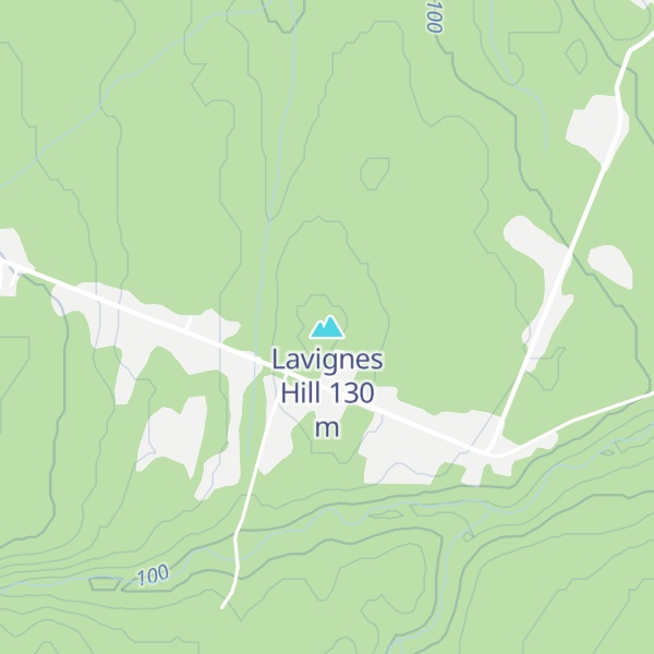 Map of Lavignes Hill