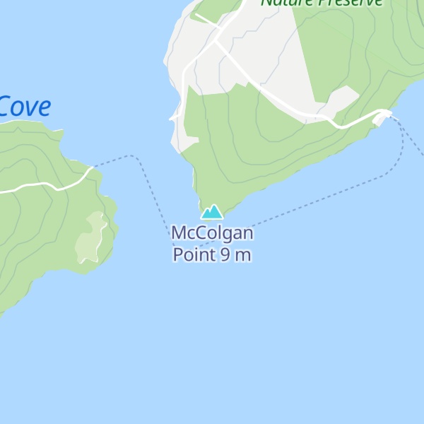 Map of McColgan Point