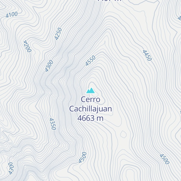 Map of Cerro Cachillajuan