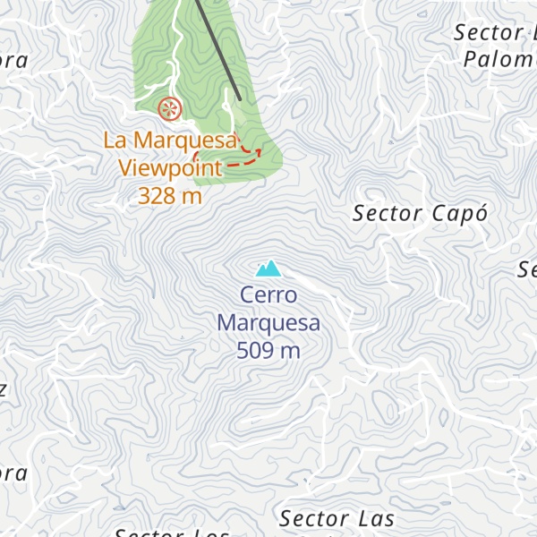 Map of Cerro Marquesa