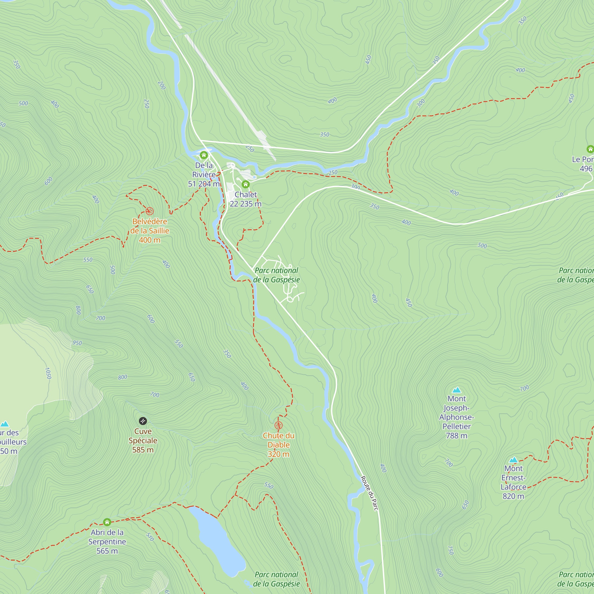 Geai Gris map