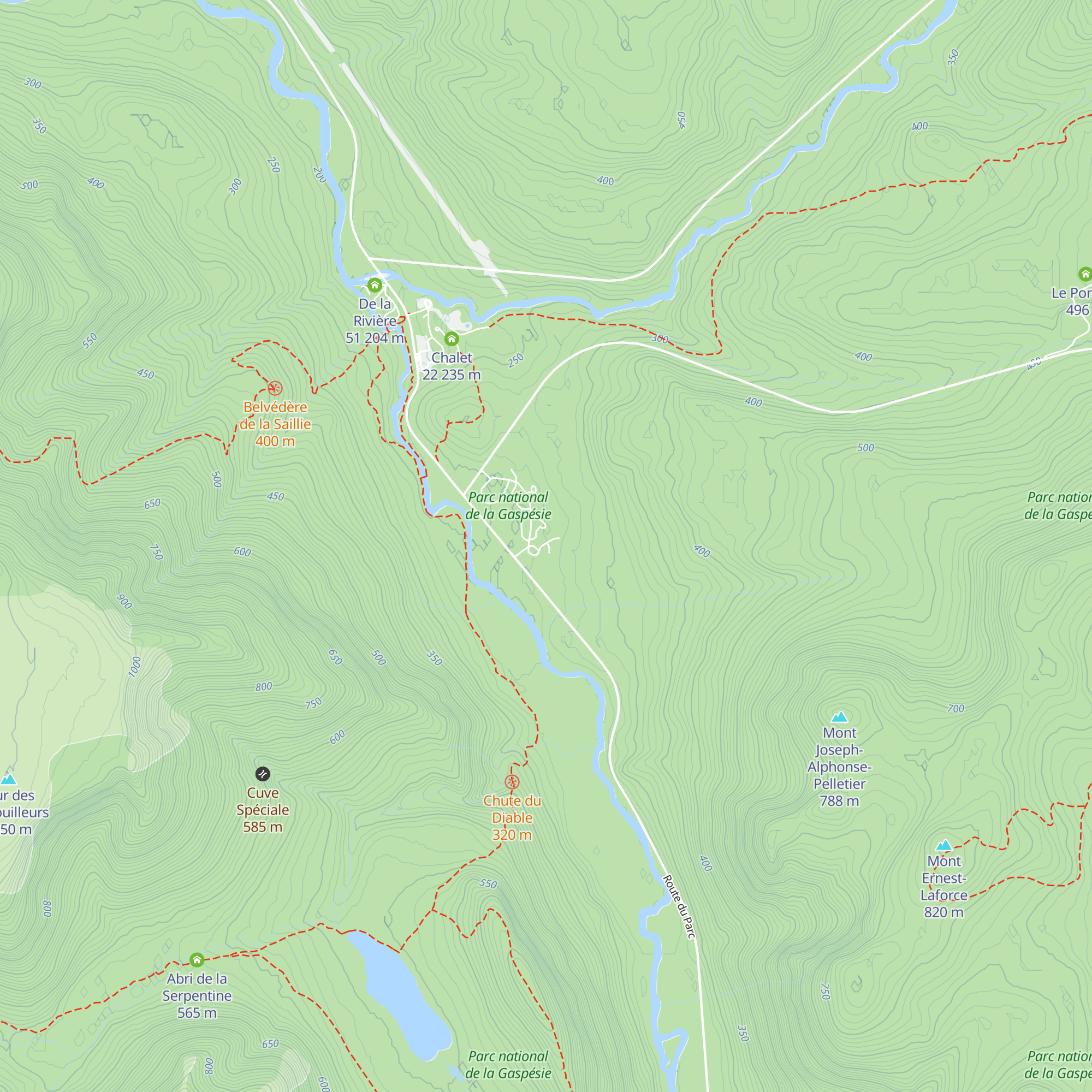 Geai Gris map