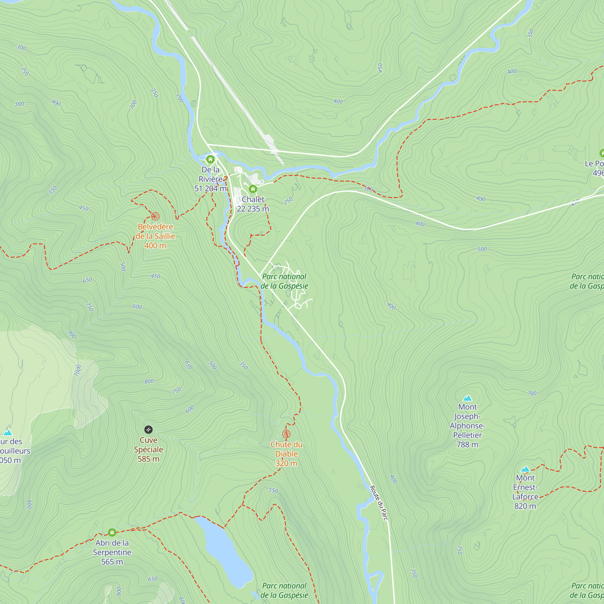 Faucon map