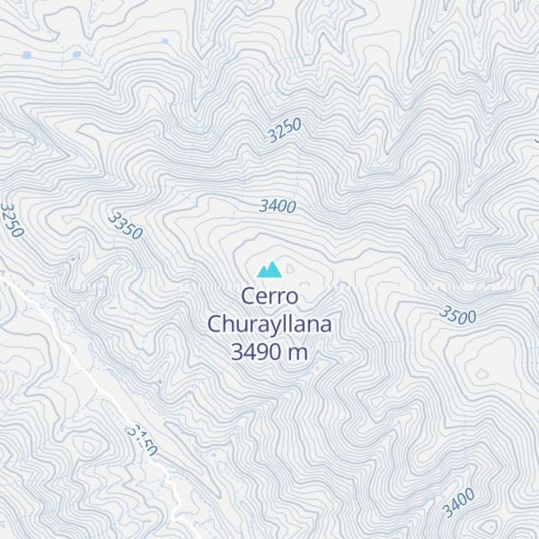 Map of Cerro Churayllana