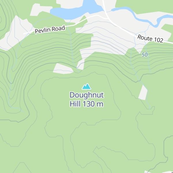 Map of Doughnut Hill