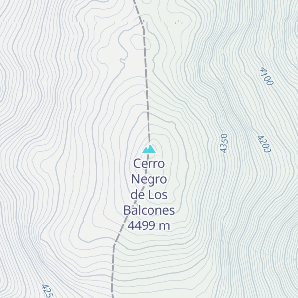 Map of Cerro Negro de Los Balcones