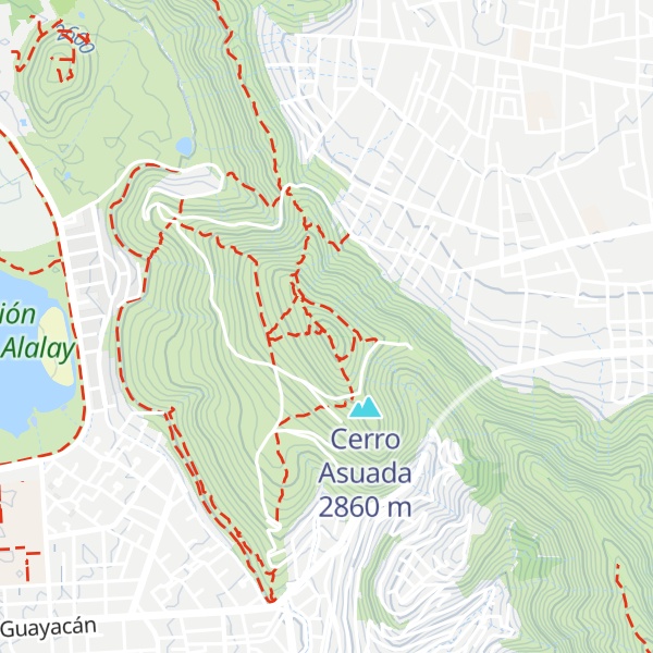 Map of Cerro del Abra