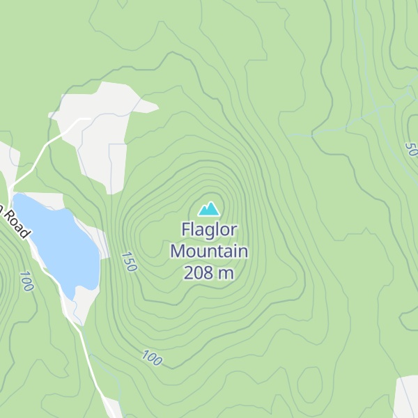 Map of Flaglor Mountain