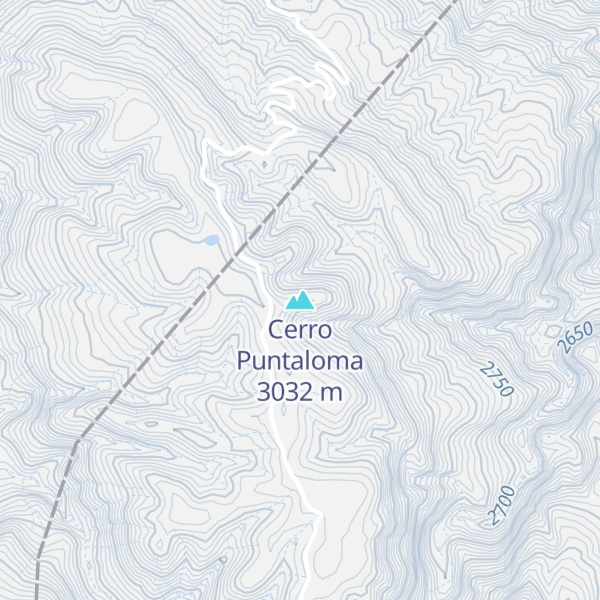 Map of Cerro Puntaloma