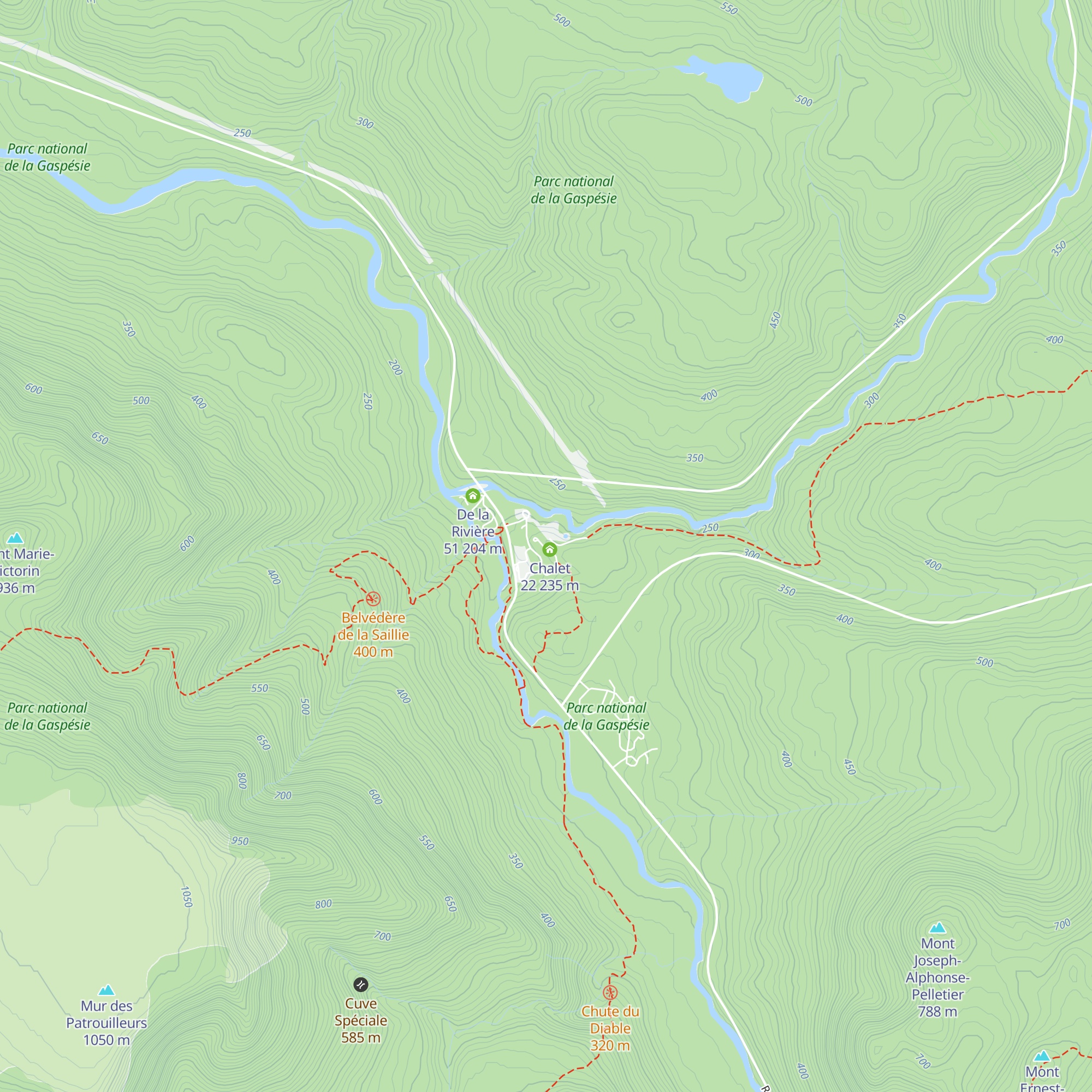 Chalet 23 map