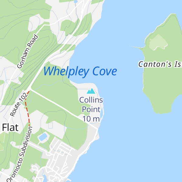 Map of Collins Point