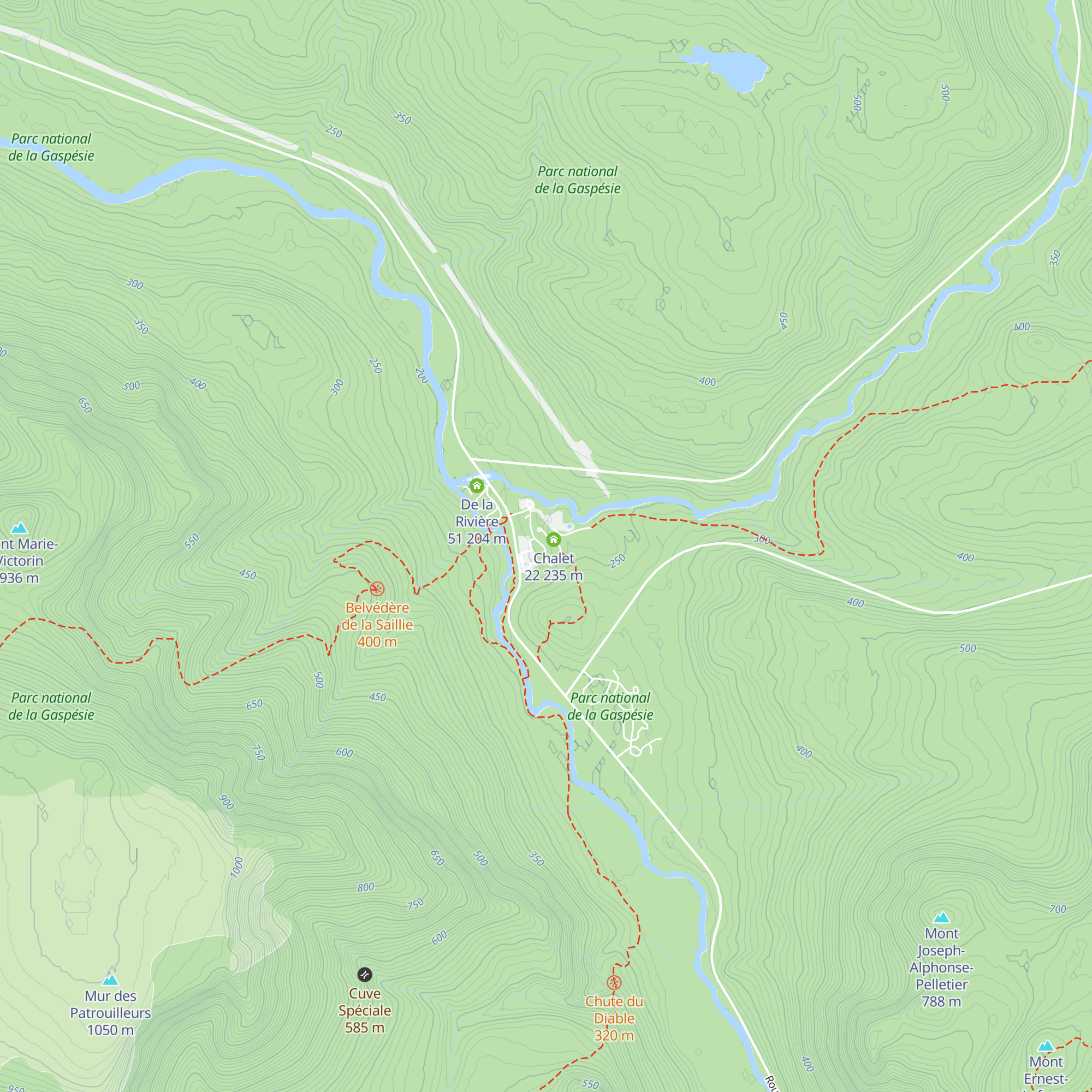 Le Mousqueton map