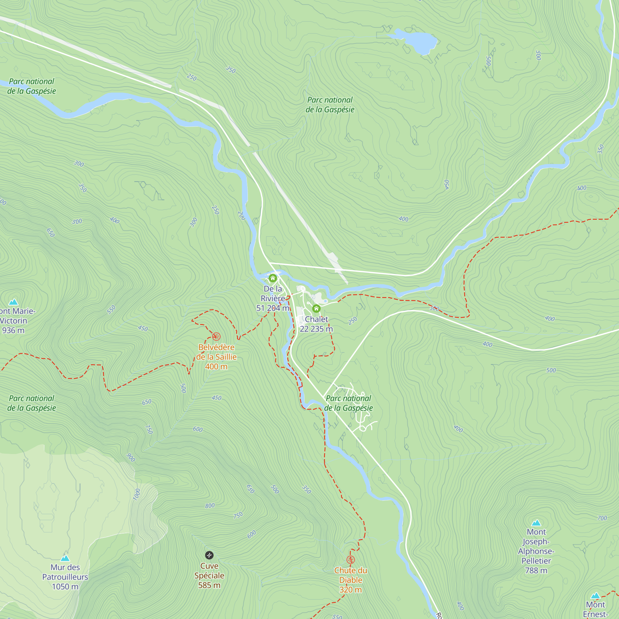 Le Piolet map